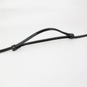 Women black patent leather thin adjustable belt dress coat stylish minimalist waist strap accessory.