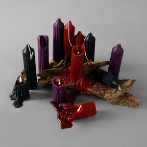 Low temperature dripping candles, scented romantic flirting wax candles for couples setup.