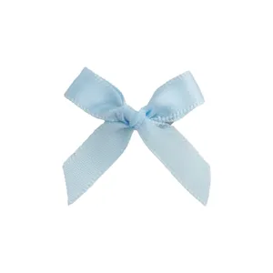 Light blue ribbon bow hair clip sweet style cute hairpin hair accessory for women girls