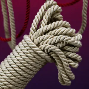 Japanese Shibari bondage rope multi-strand twisted craft rope for artistic knotting and decoration