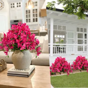 Levendige roze kunstmatige bougainvillea struiken voor binnen en buiten decoratie