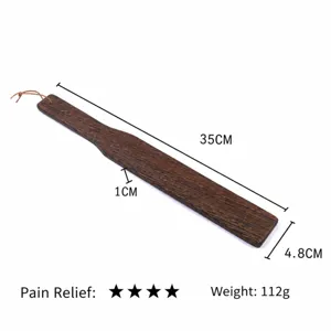 Wenge wood spanking paddle wooden massage paddle household disciplinary paddle tool