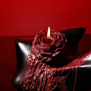 Peony Flower Low Temperature Aromatherapy Candle Scented Massage Wax Romantic Couples Erotic Candle Gift