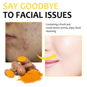 EELHOE turmeric cleansing pads deep clean skin remove dirt oil control tender facial skin