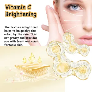 Détail du sérum vitamine C montrant une texture légère et une absorption rapide.