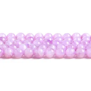 Natuurlijke lavendel kunziet ronde losse kralen voor DIY sieraden maken accessoires