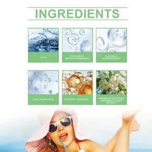 EELHOE Crème Solaire Jasmin SPF Protection UV Peau Extérieure Rafraîchissante Non Grasse