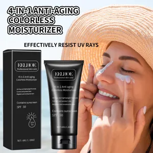 EELHOE crème hydratante anti-âge visage protection solaire SPF 50 pour soin quotidien.