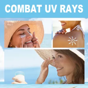 Détail de la crème solaire pour une protection extérieure optimale et les soins d'été.