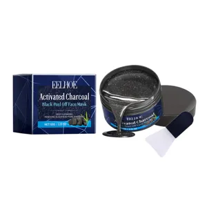 Mascarilla Negra Peel Off de Carbón Activo EELHOE Limpieza Profunda Anti Puntos 100g