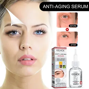 Siero viso anti-invecchiamento Eelhoe, idratazione profonda e riduzione rughe 30ml.