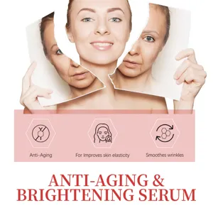 Siero viso antirughe e illuminante progettato per migliorare elasticità e rughe cutanee.