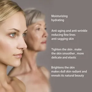 Crème visage anti-âge hydrate en profondeur, raffermit la peau et réduit les rides.