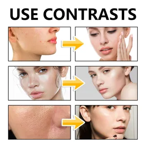 Rice cleansing milk effect comparison showing deep pore cleaning and skin brightening results.