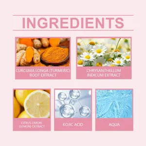 Detailed ingredient infographic showing active botanical extracts in EELHOE facial cleansing pads.