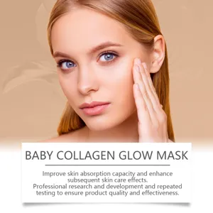 Mascarilla facial peel off de colageno EELHOE para hidratacion profunda y piel brillante.