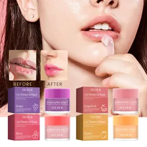 EELHOE lip sleeping mask detail view, moisturizing and hydrating lip care balm for dry lips.