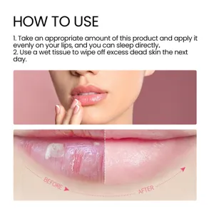 Nourishing lip sleeping mask for dry lips gentle exfoliating and deep moisturizing care