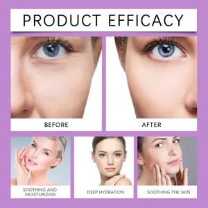 Detailbild zum Hautpflegevergleich mit feuchtigkeitsspendenden und Anti-Aging-Wirkungen.