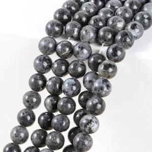 Pierre Flash Noire Naturelle Labradorite Perles en Vrac Rondes Facettées Mates Perles DIY Bijoux Accessoires