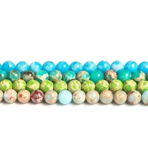 High quality natural snake skin jasper round loose beads for DIY jewelry making accessories