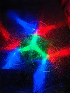 LED glowing pull string flying disc toy bamboo dragonfly flashing saucer outdoor game