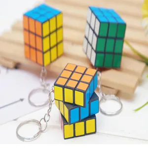 Mini 3x3x3 Rubik's Cube Keychain Puzzle Toy Pendant Cute Bag Hanging Accessories