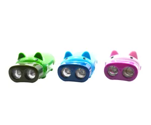 Mini lampe de poche mignonne presse à main cochon, lumière d'urgence LED pour usage quotidien.