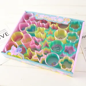 Colorful Plastic Magic Rainbow Spring Toy Novelty Fidget Stress Relief Toy Assorted Shapes Educational Gift For Kids