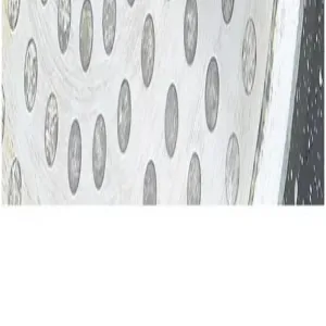 Bola de limpieza de acero inoxidable vista de detalle primer plano que muestra la textura