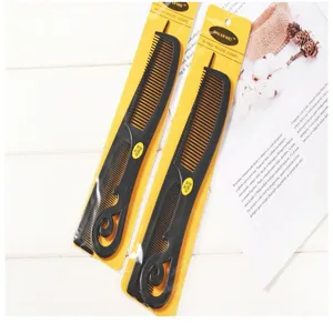 Practical plastic hair styling comb set with tail design for professional salon and home use.