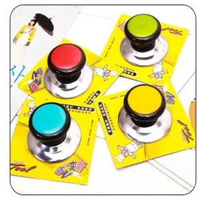 Bouton de couvercle de casserole en plastique, accessoires de cuisine colorés.