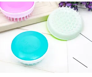 Brosse massage cuir chevelu en silicone shampoing gommage outil de soin capillaire