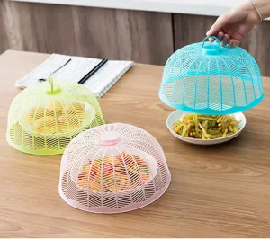 Couvercle de nourriture en filet plastique style tente dome protecteur de table cuisine.