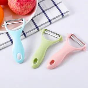 Multifunctional Stainless Steel Vegetable Fruit Peeler Ergonomic Handle Potato Apple Melon Grater Household Kitchen Gadget Tool