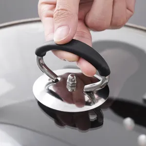 Poignée de couvercle de casserole en silicone universel bouton de rechange résistant à la chaleur