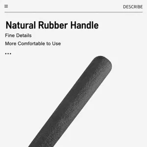 Multifunctional car rearview mirror wiper stainless steel telescopic handle close-up view