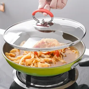 Bouton de couvercle de casserole en silicone universel poignée résistante à la chaleur