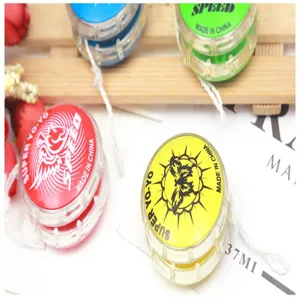 Colorful plastic yo-yo toys set for kids promotion gifts, classic portable outdoor skill toys.