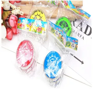Plastic yo-yo toys set colorful return tops classic finger games party favors small gifts for kids