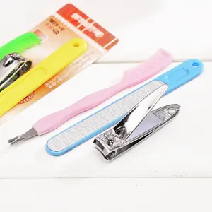 Set tagliaunghie in acciaio inossidabile strumento manicure kit cura delle unghie casa