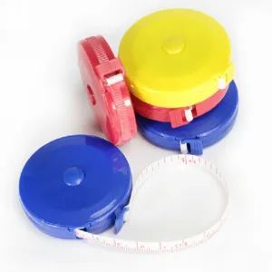 Metro a nastro retrattile automatico in plastica multicolore per misurazione vestiti casa