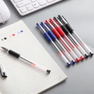 Minimalistischer Gelstift Kunststoff Transparenter Schaft Rutschfester Gummigriff Flüssiges Schreiben Unterschriftenstifte Büro Schule Schreibwaren