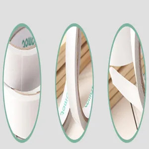Double-sided foam tape detail shot showing strong adhesive width and material thickness.
