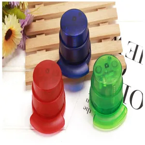 Creatieve nietmachine zonder nietjes set, draagbaar plastic bindgereedschap voor kantoor en school.
