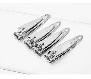 Stainless steel electroplated smooth nail clippers set of four pieces durable daily manicure tool.