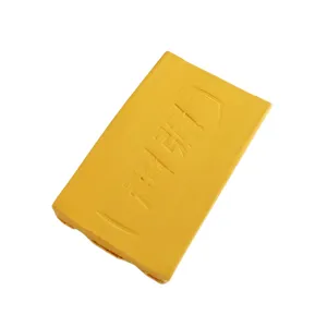 Yellow laundry soap bar for clothes stain removal, powerful cleaning bar soap for daily use.