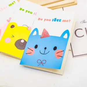 Taccuino mini cartone animato carino tascabile portatile cancelleria diario regalo memo.