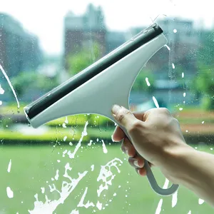 Window squeegee glass cleaner tool for home bathroom mirror and car windshield cleaning.