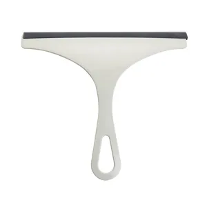 Household glass window cleaning squeegee tool with durable rubber blade and ergonomic handle.